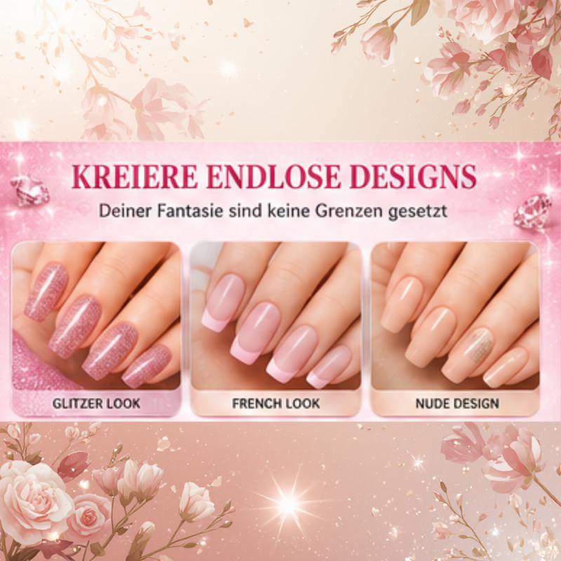 60 pcs UV Polish Gel Nail Set